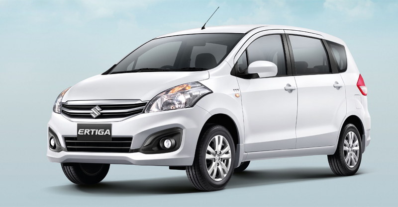 2016 Suzuki Ertiga (facelift) front three quarter launched in Thailand