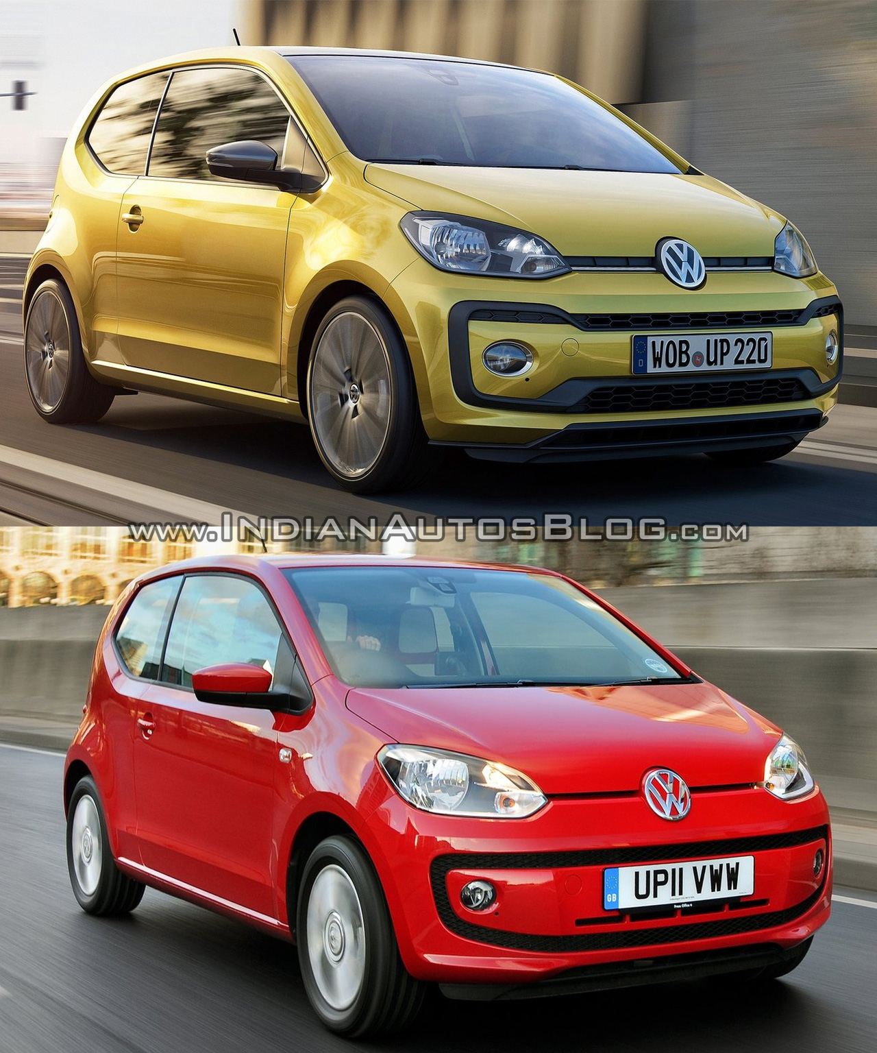 Comments on: 2016 VW Up! (facelift) vs pre-facelift model - Old vs. New