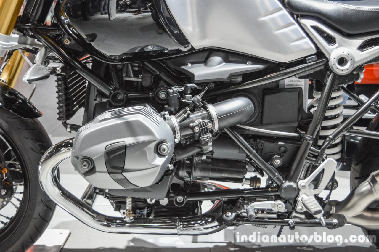 BMW R nineT engine at Auto Expo 2016