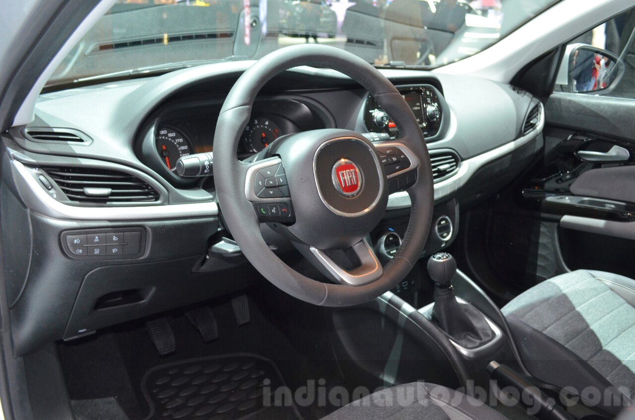 Fiat Tipo interior at Geneva Motor Show 2016