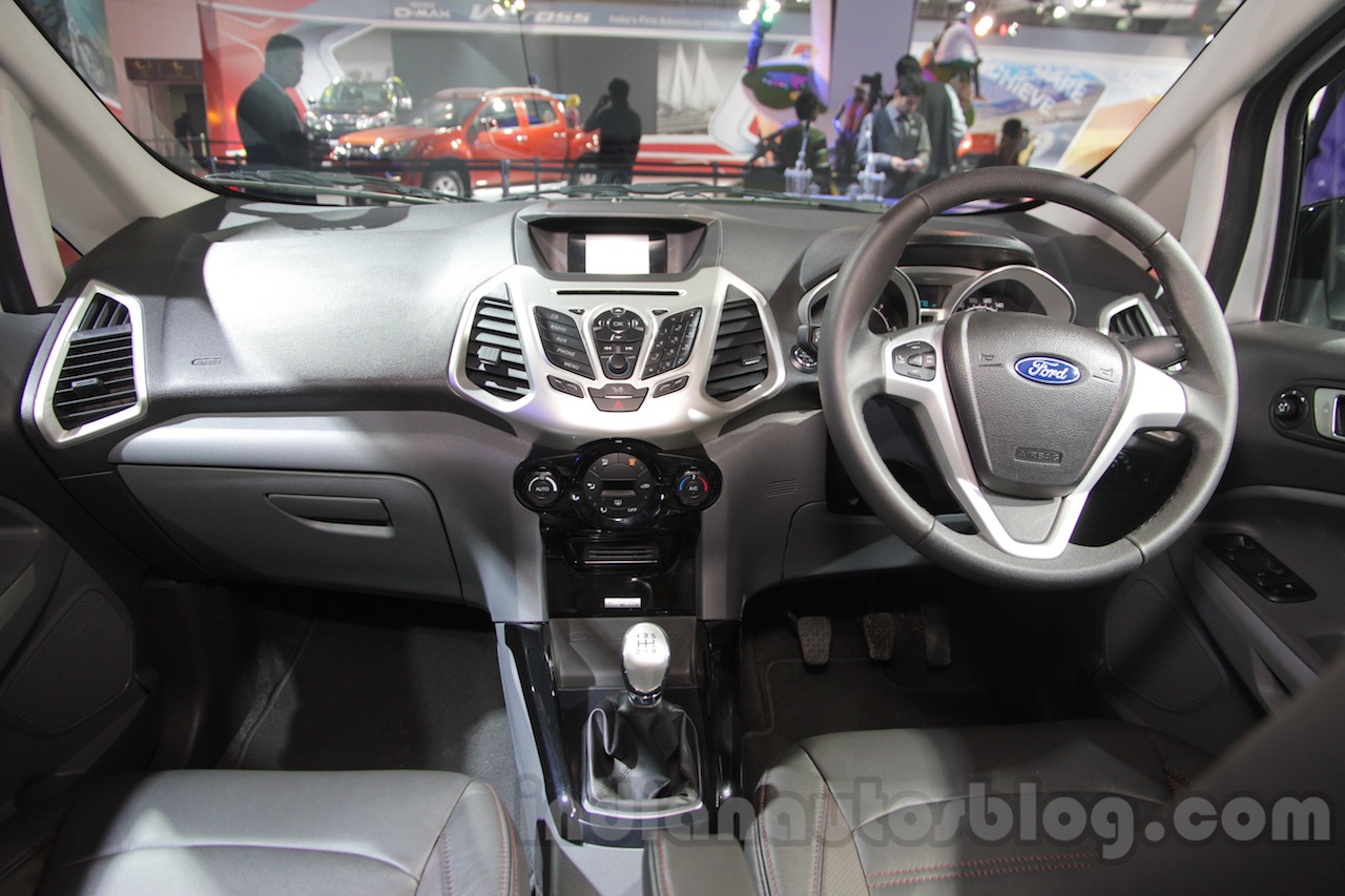 Ford EcoSport Customised dashboard at Auto Expo 2016