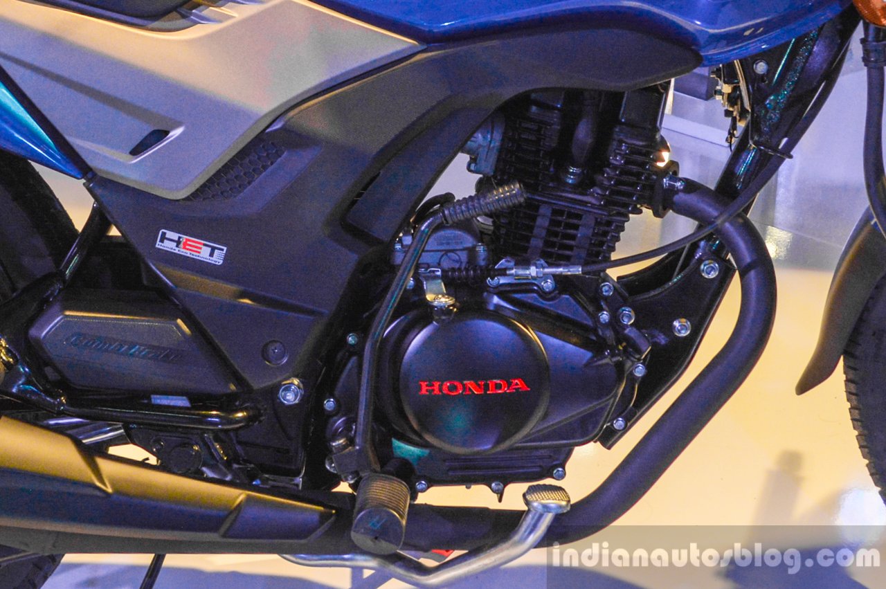 Honda CB Shine SP engine at Auto Expo 2016