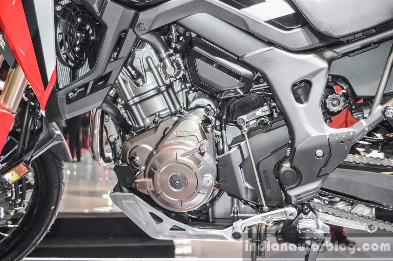Honda CRF1000L Africa Twin engine at Auto Expo 2016