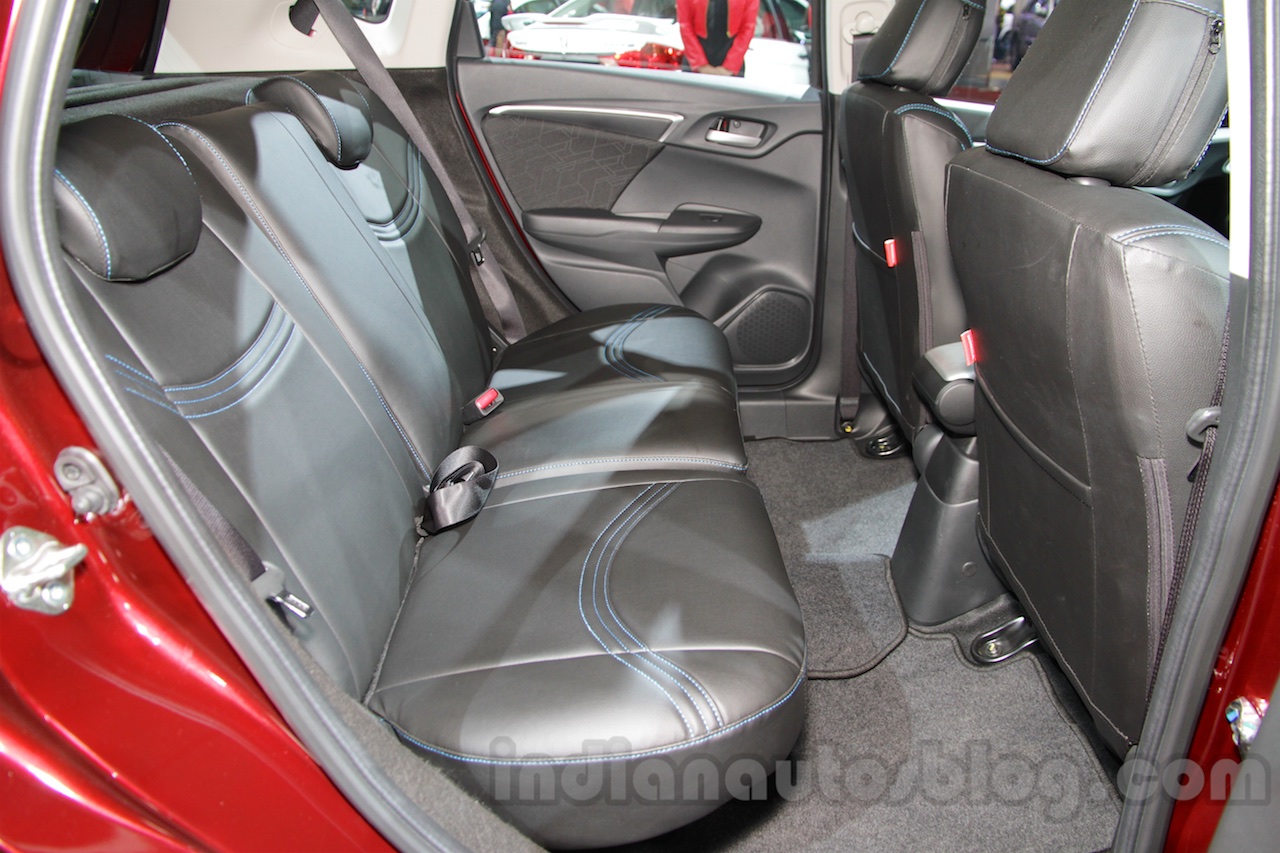 Honda Jazz special edition rear seat at Auto Expo 2016