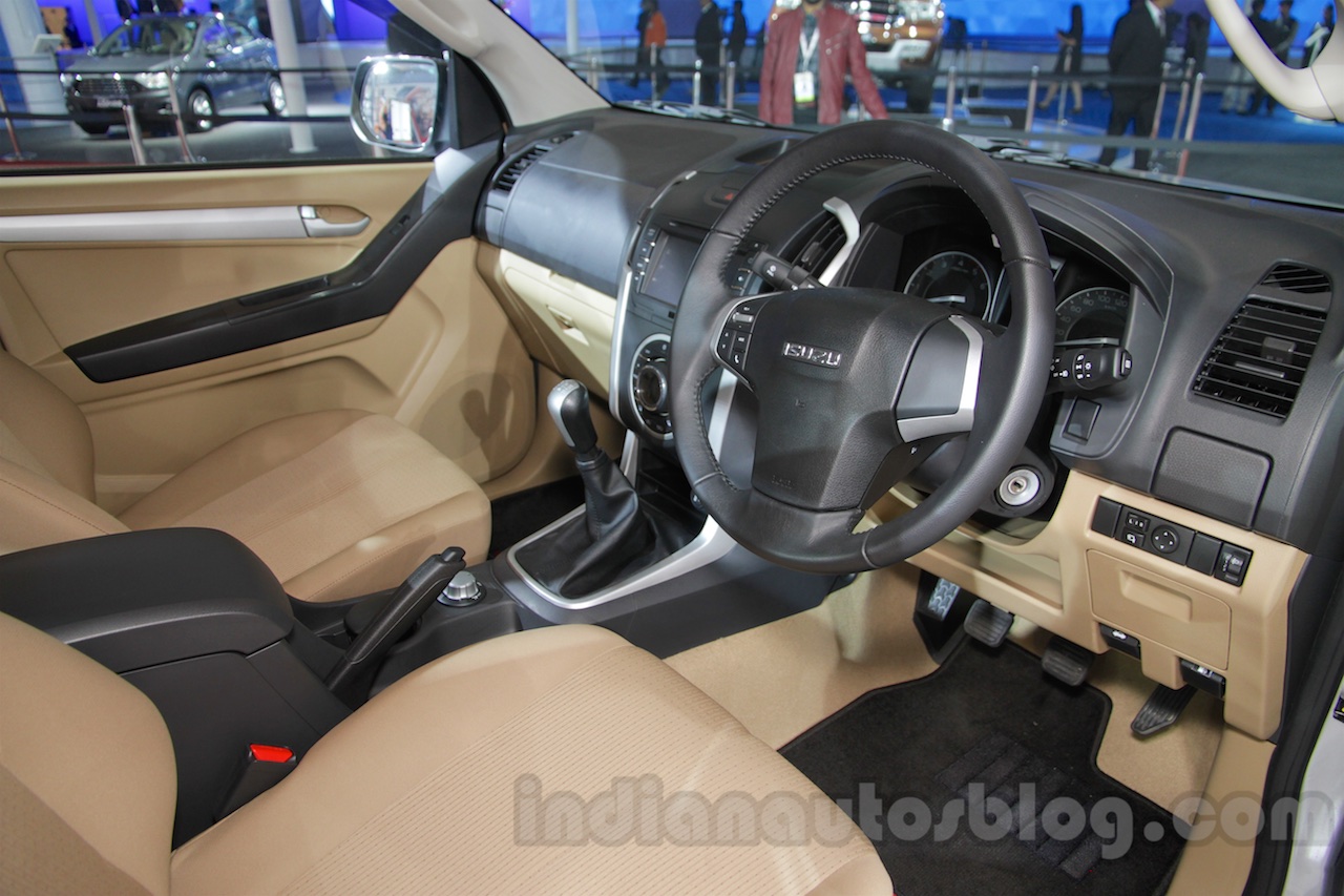 Isuzu D-Max V-Cross dashboard at Auto Expo 2016