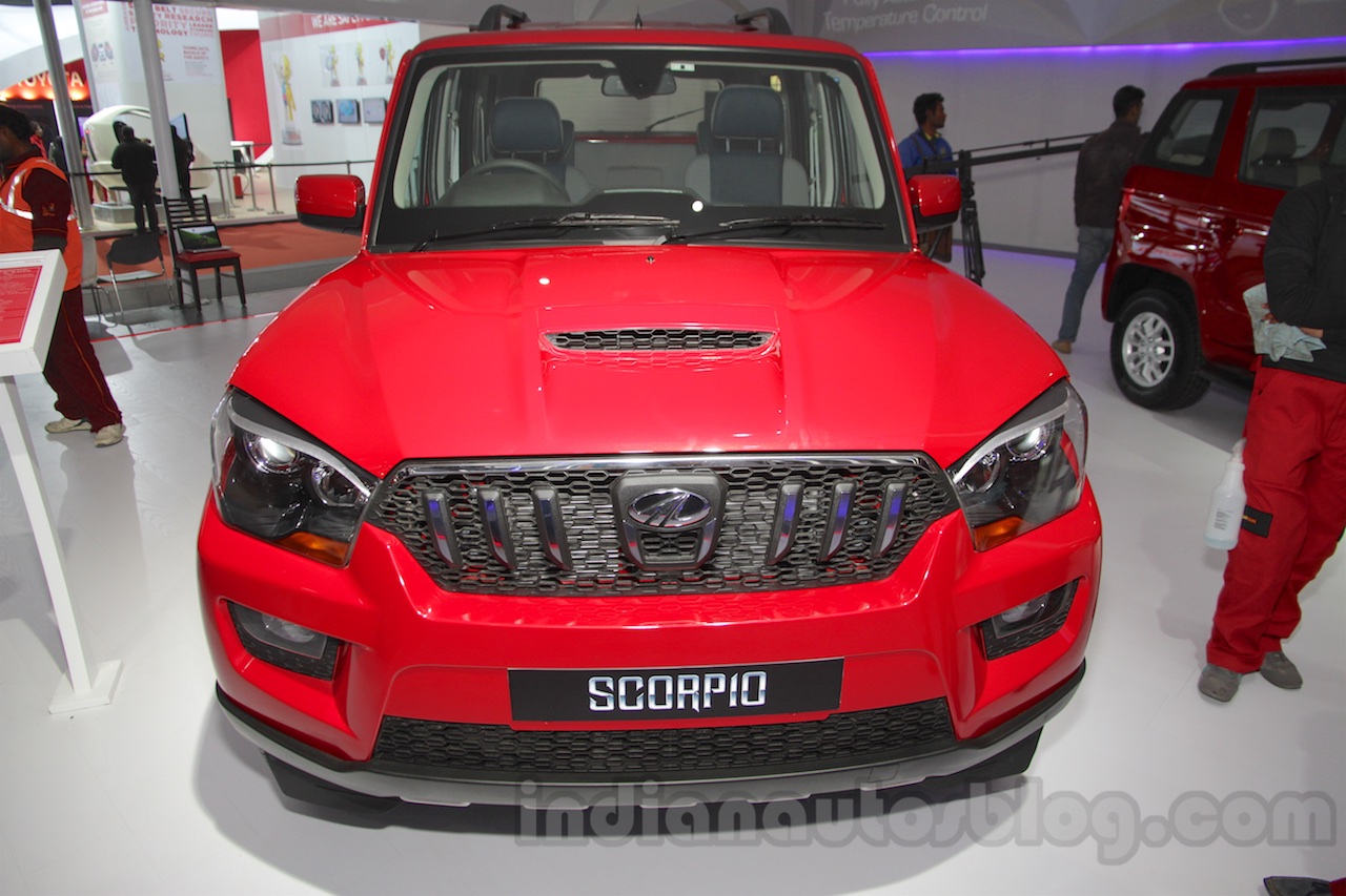 Mahindra Scorpio 1.99L diesel front Auto Expo 2016