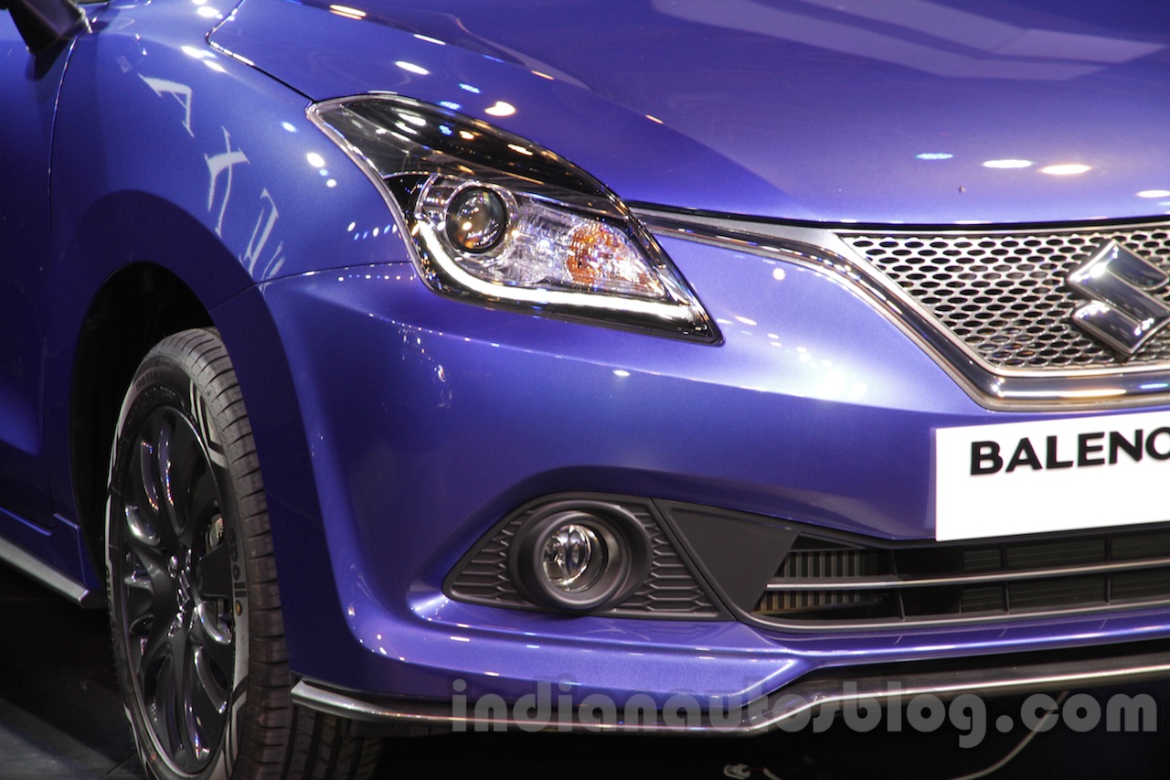 Maruti Baleno RS concept headlight at the Auto Expo 2016