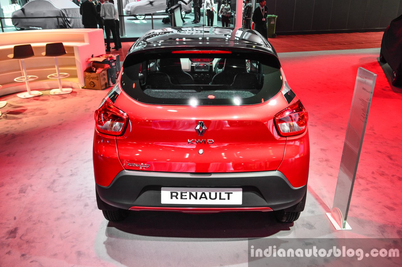 Renault Kwid custom rear at Auto Expo 2016