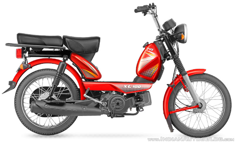 Tvs xl super discount 100cc self start price