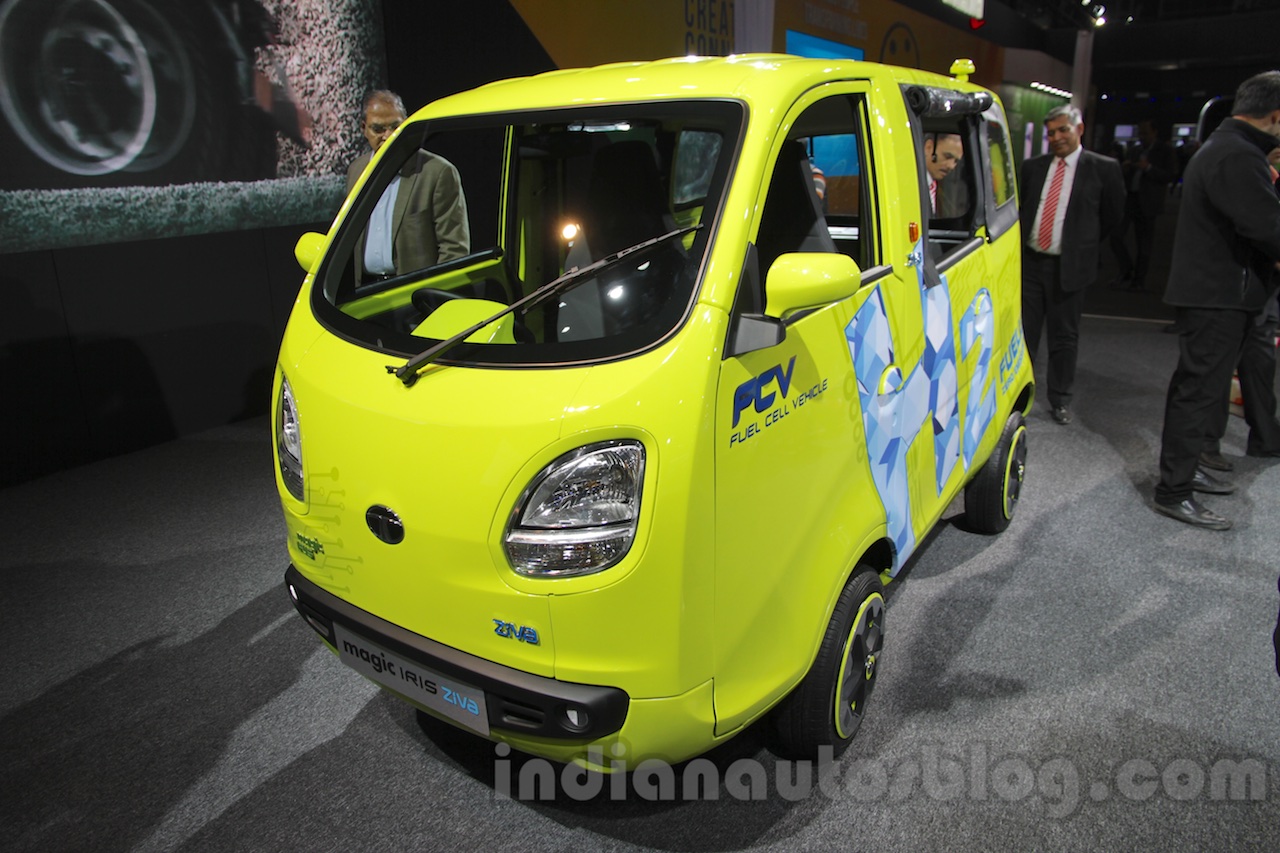 Tata Iris Magic Ziva front three quarter at Auto Expo 2016