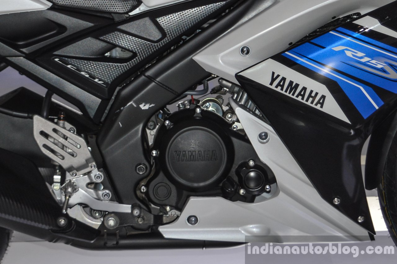  Yamaha  R15S engine  at Auto  Expo 2019