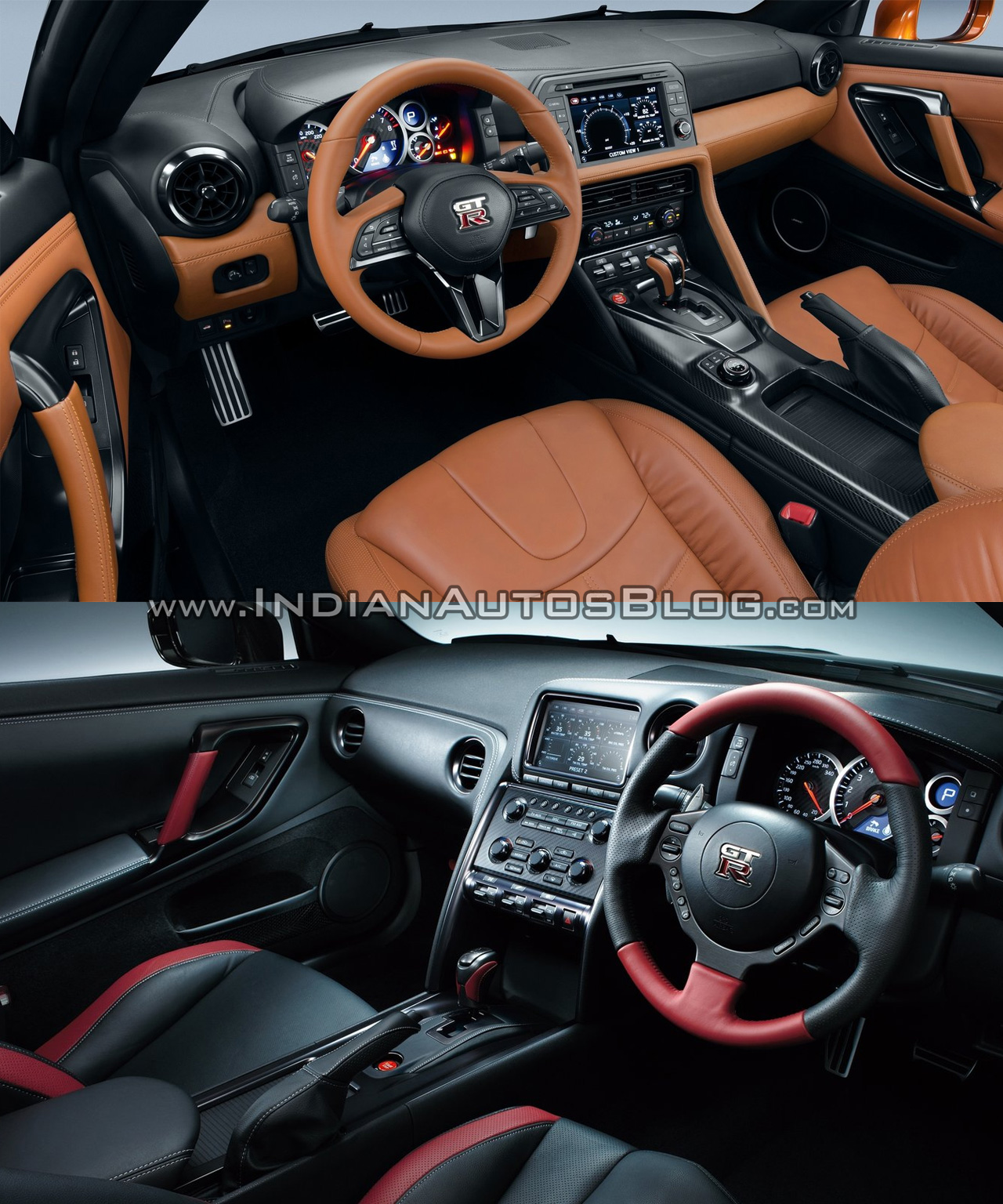 2017 Nissan GT-R vs 2015 Nissan GT-R interior