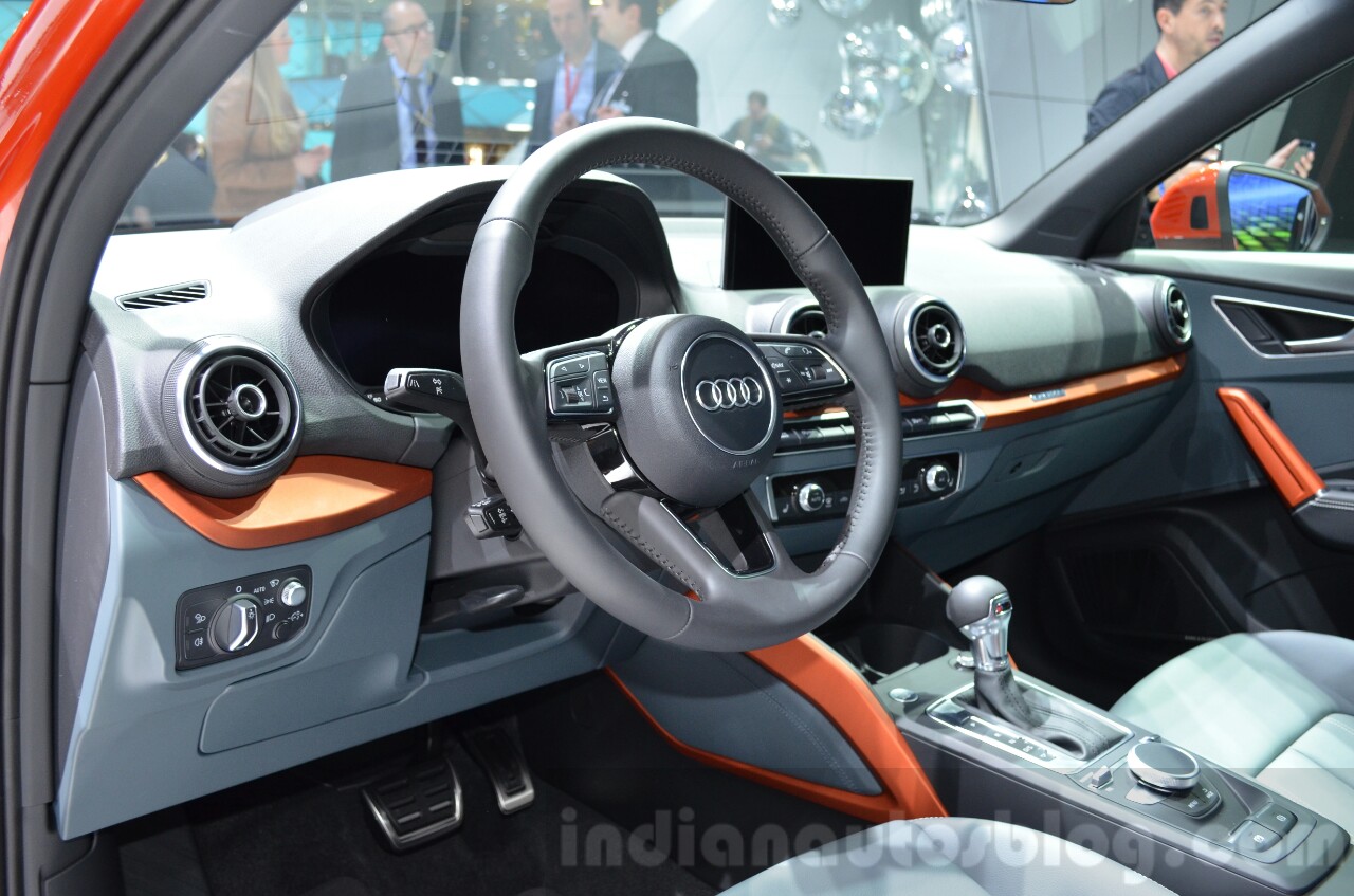 Audi Q2 Interior At The 2016 Geneva Motor Show Live