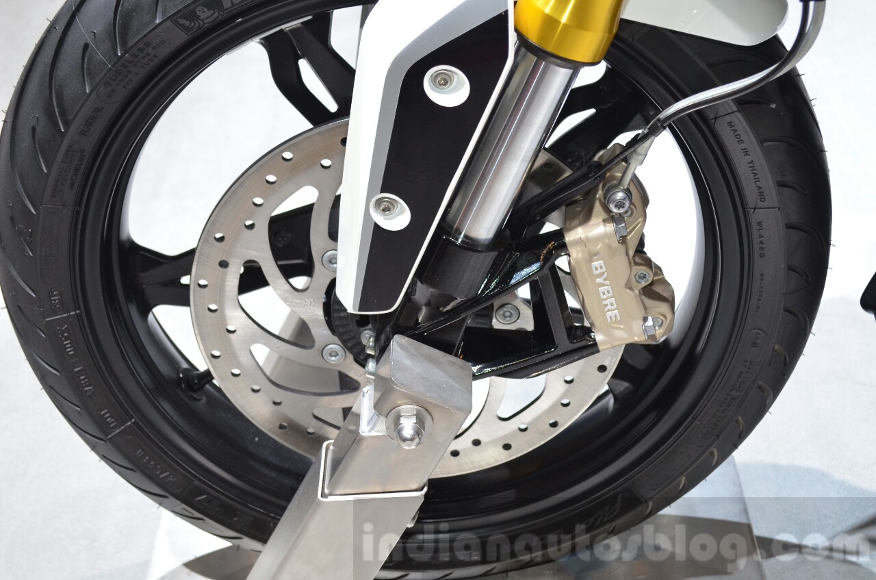 BMW G310R Bybre brake at 2016 Geneva Motor Show