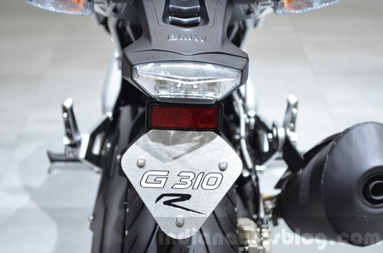 BMW G310R number plate at 2016 Geneva Motor Show