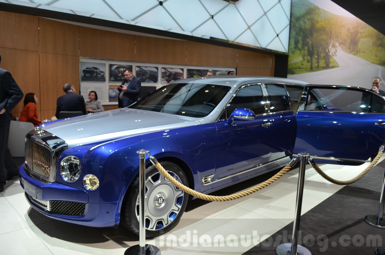 Bentley Mulsanne Grand Limousine By Mulliner Front Three Quarter At 2016 Geneva Motor Show 0164