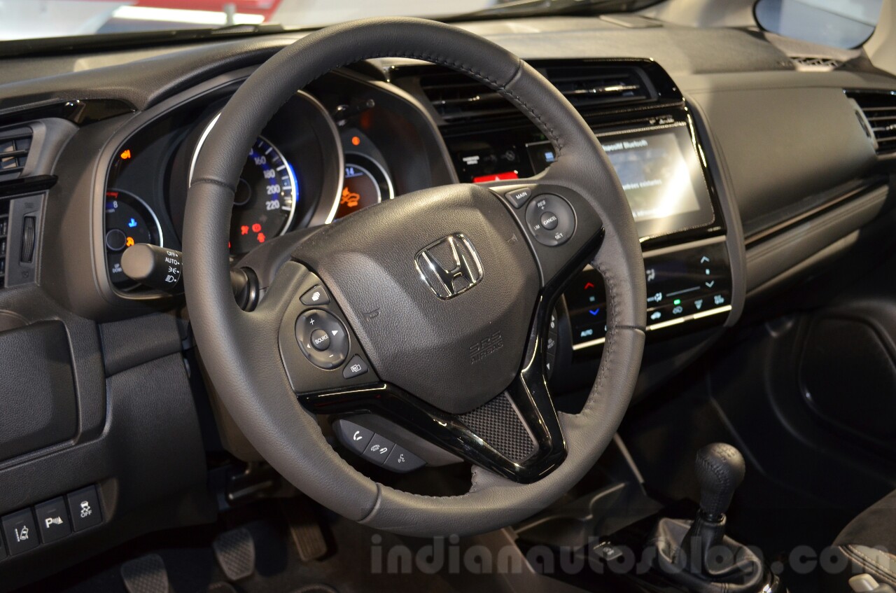 Honda Jazz Keenlight Concept steering at the 2016 Geneva Motor Show Live