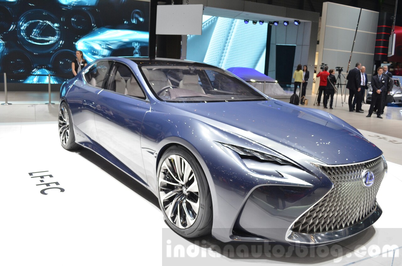 Lexus LF-FC front three quarter concept at the 2016 Geneva Motor Show