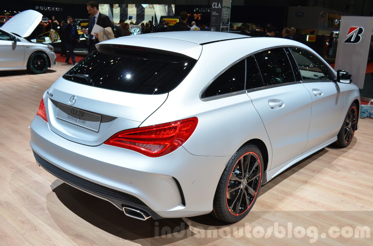 Mercedes CLA Shooting Brake with accessories – Geneva Live