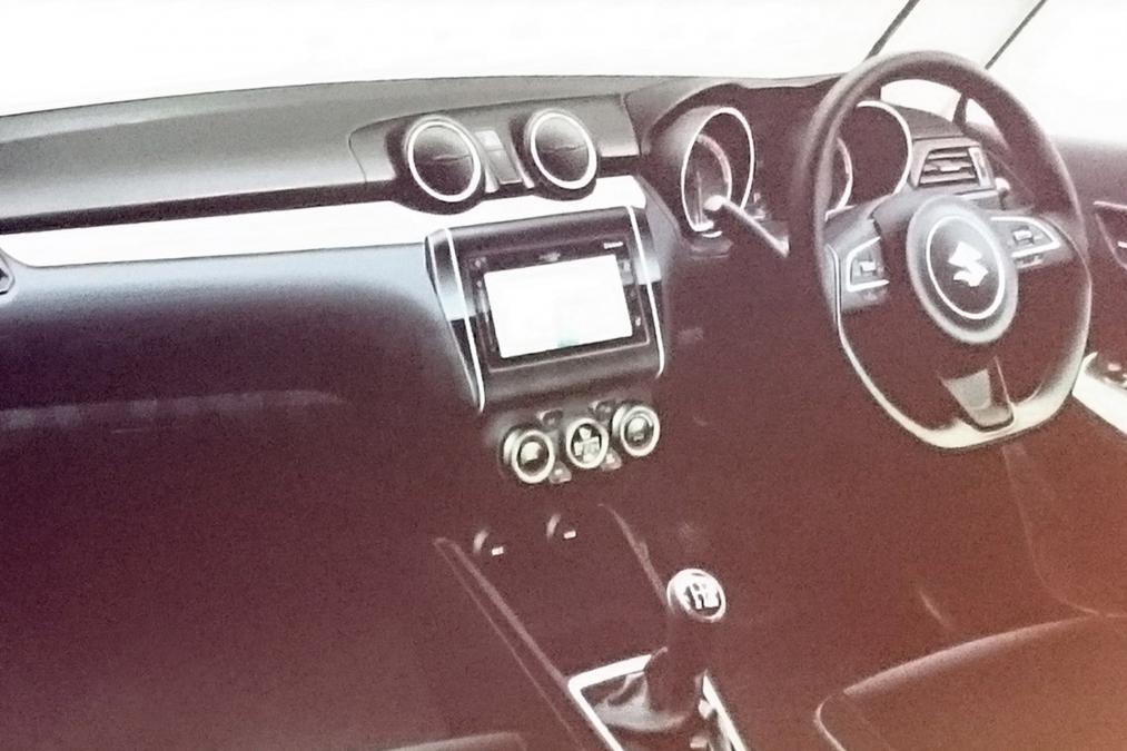 2017 Maruti Swift Shows Its Interior For The First Time