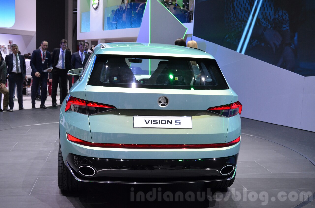 Skoda VisionS SUV concept at the 2016 Geneva Motor Show