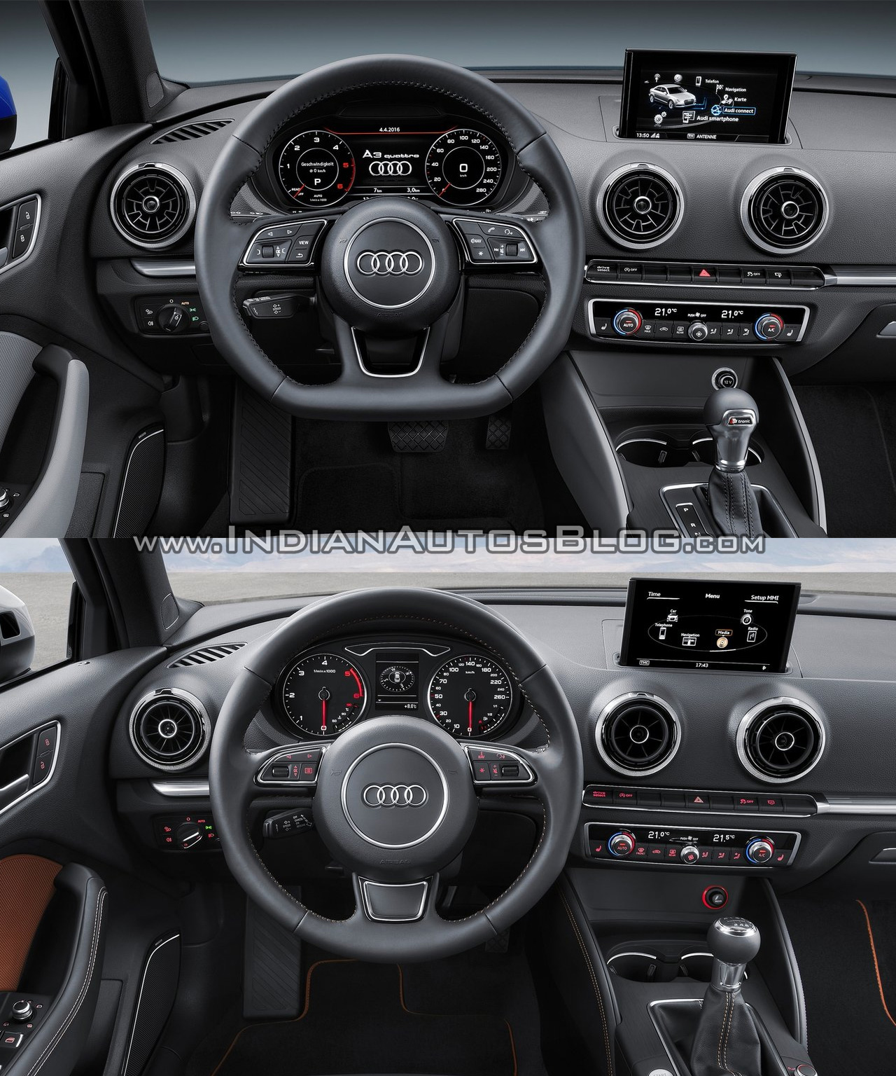 Audi A3 Sedan facelift - Old vs. New