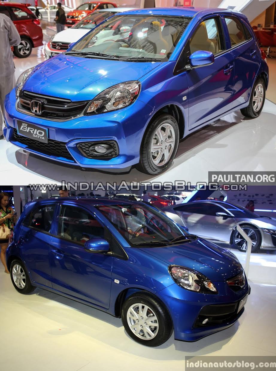 2016 Honda Brio facelift vs outgoing Honda Brio - Old vs New