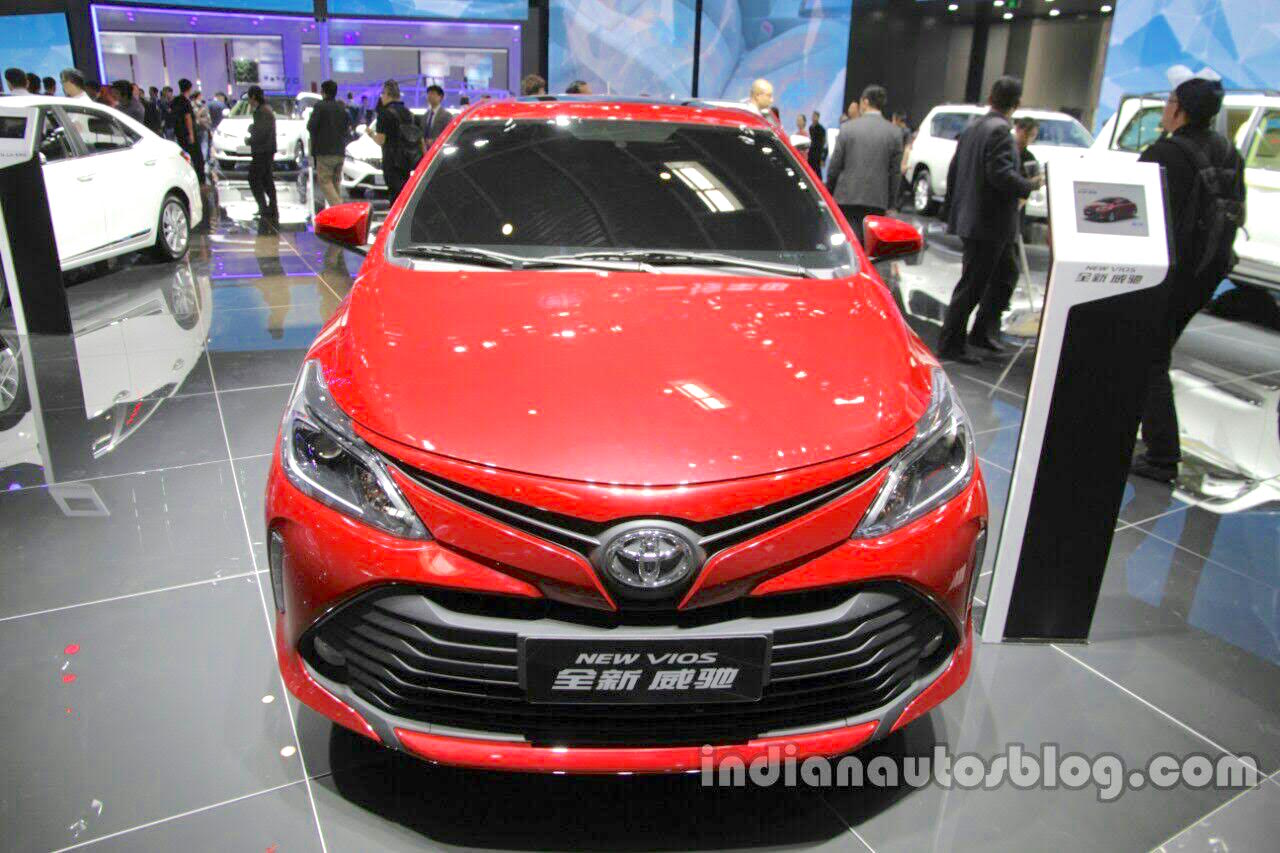 2016 Toyota Vios (facelift) front at the Auto China 2016