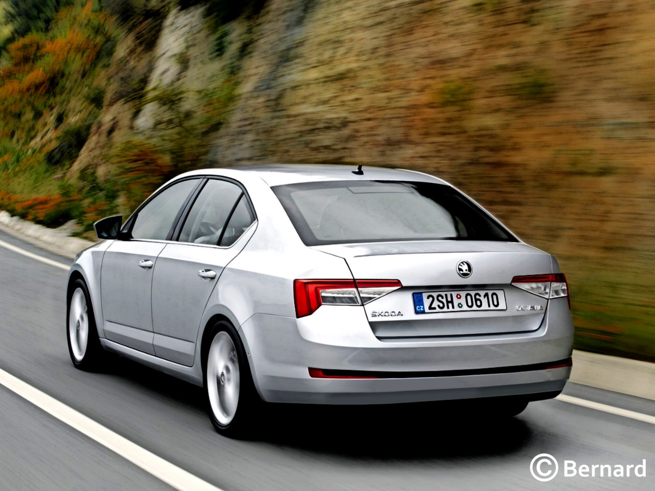 Skoda octavia online rear