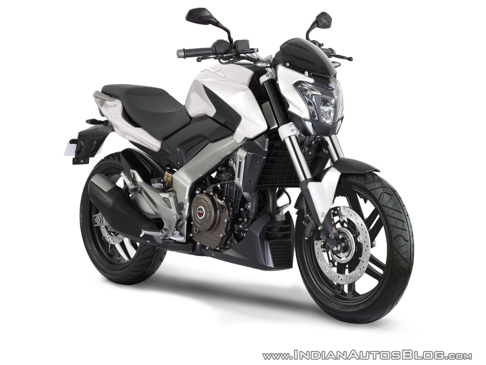 Production Bajaj Pulsar CS400 White