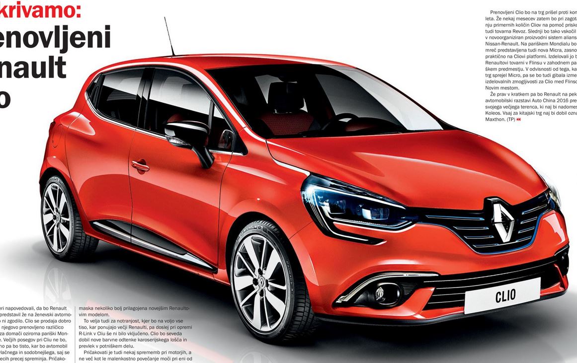 Nederigheid Gewoon doen Minachting New rendering of the 2016 Renault Clio shows what's in store