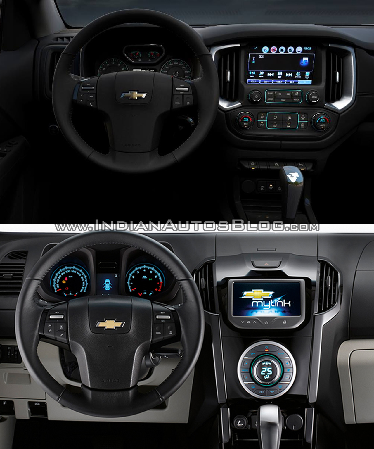 2016 Chevrolet Trailblazer vs 2014 Chevrolet Trailblazer steering wheel