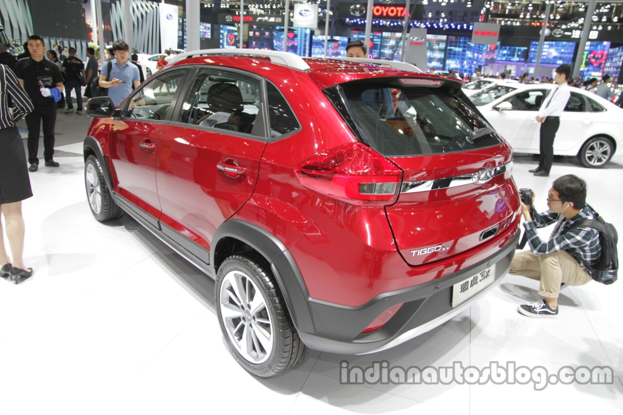Chery Tiggo 3X rear three quarters at Auto China 2016