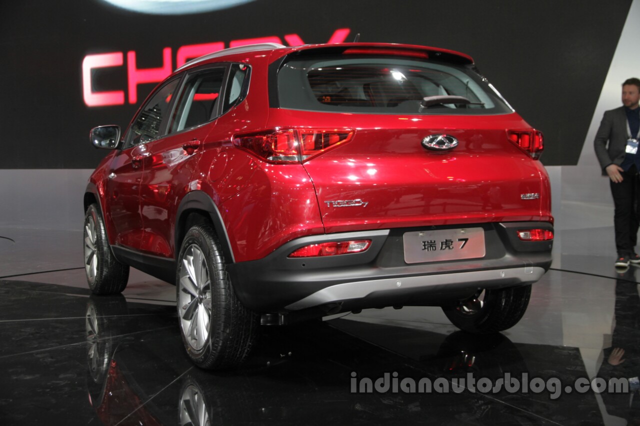 Chery Tiggo 7 rear three quarters at Auto China 2016