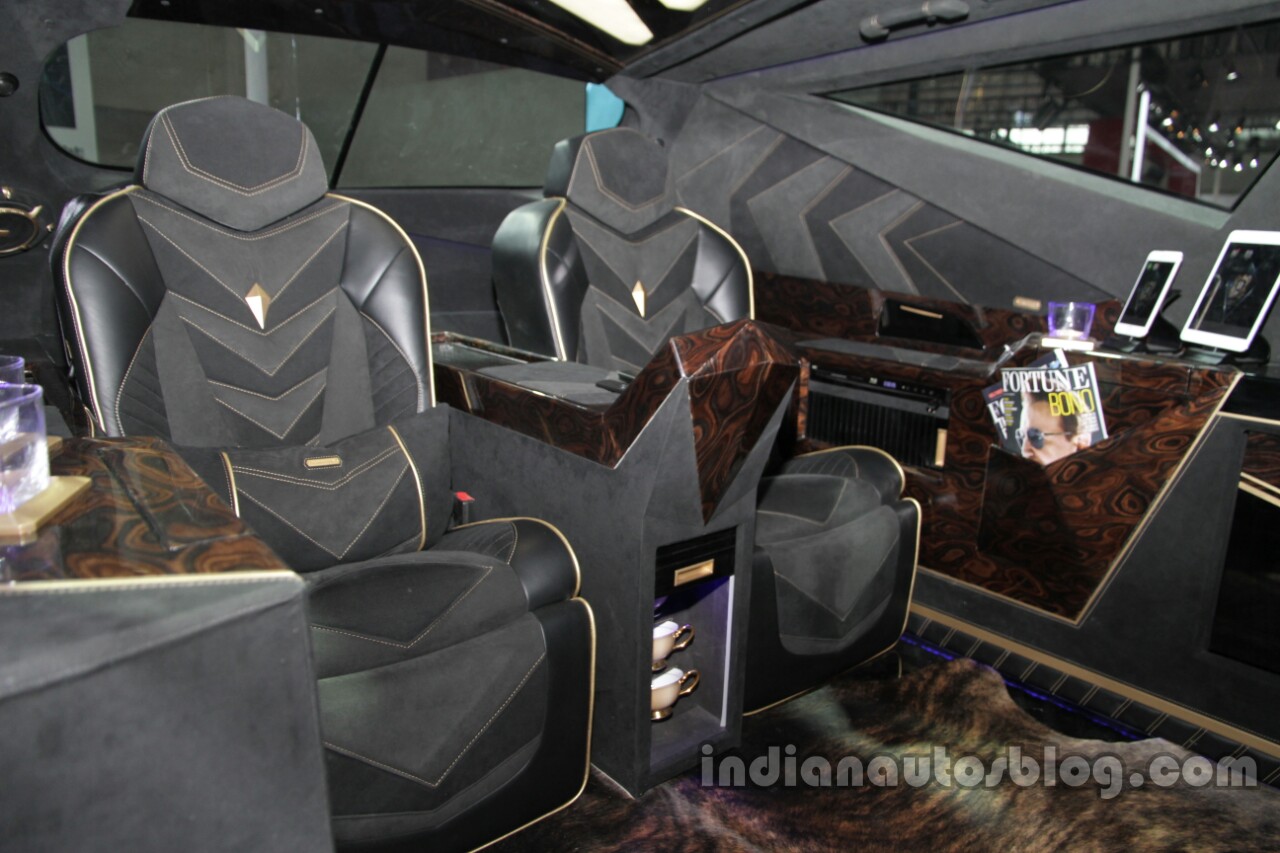IAT Karlmann King interior features at Auto China 2016