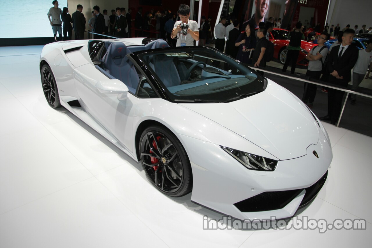 Lamborghini Huracan Spyder Auto China 2016