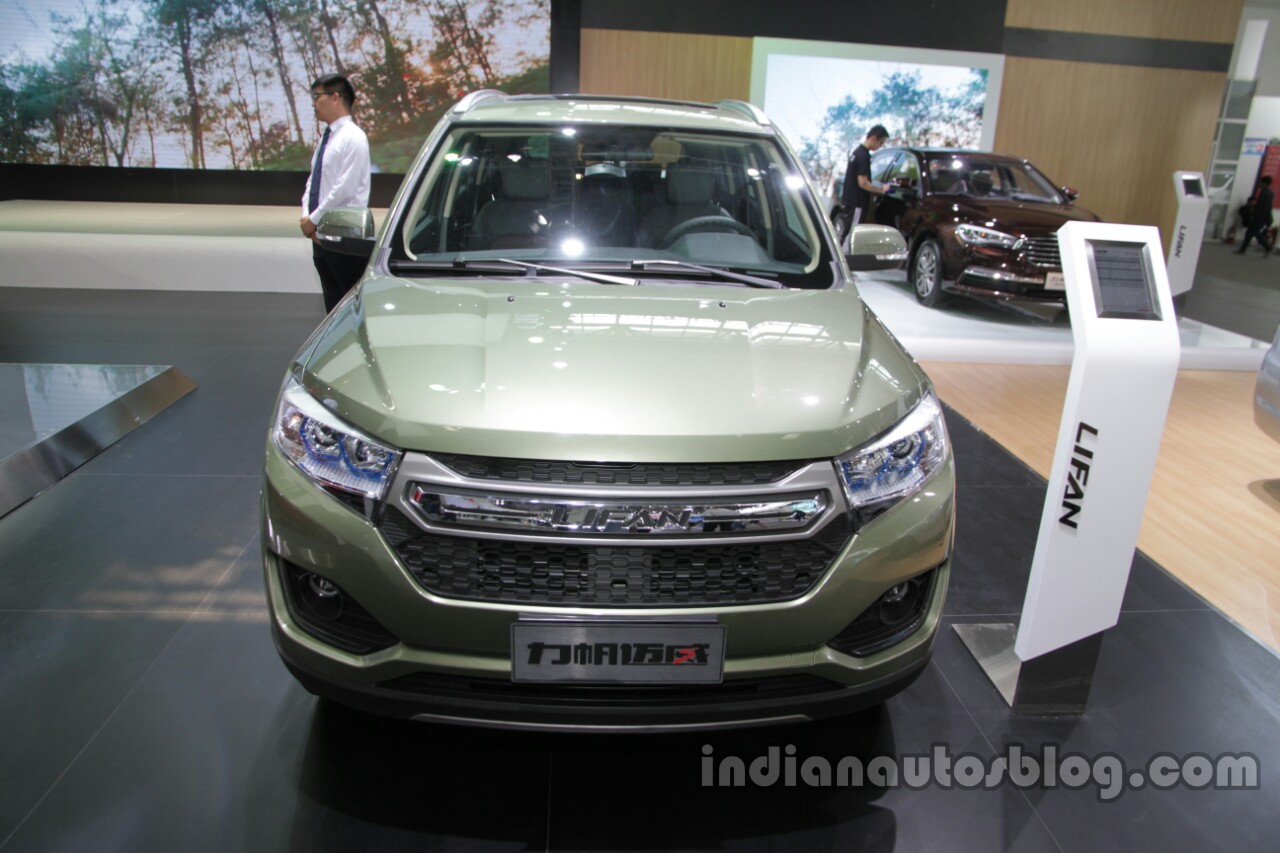 Lifan X7 front at Auto China 2016