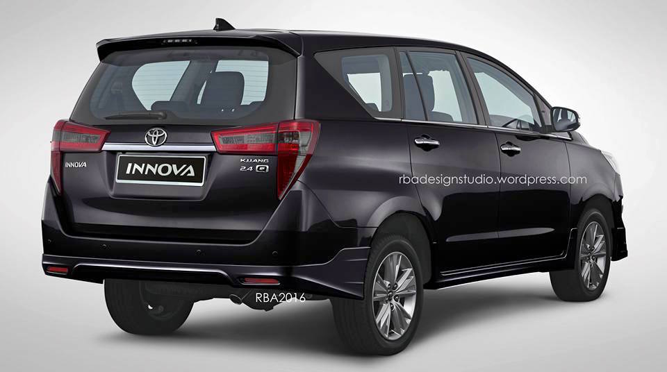 Toyota Innova Crysta Rendered With Accessories