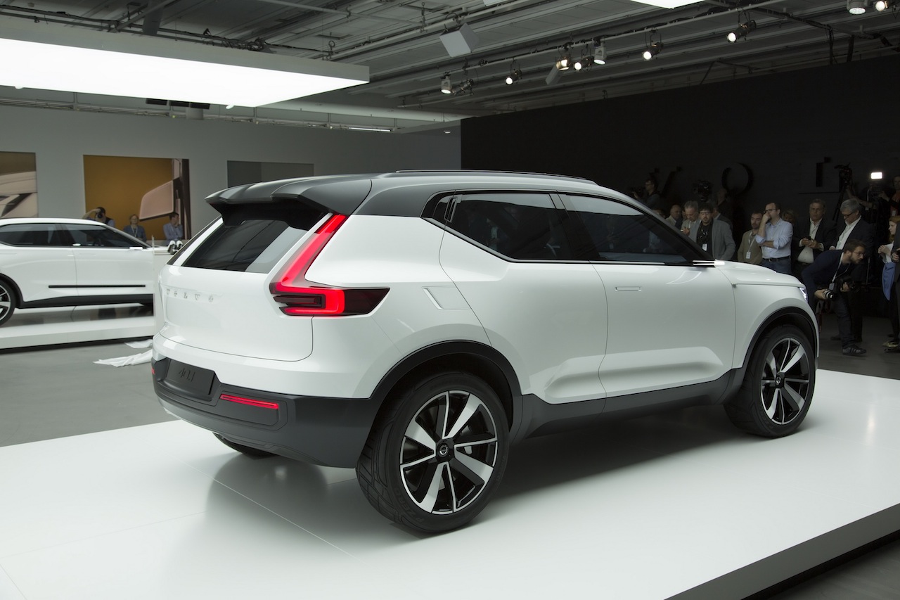 Volvo Concept 40.1 rear quarter live images