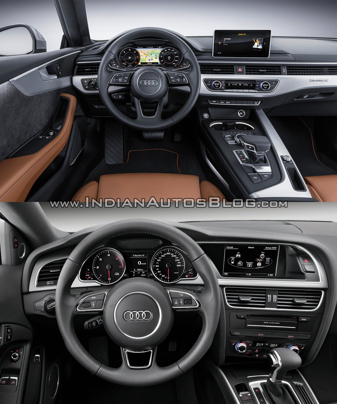 2016 Audi A5 Coupe Vs 2012 Audi A5 Coupe In Images