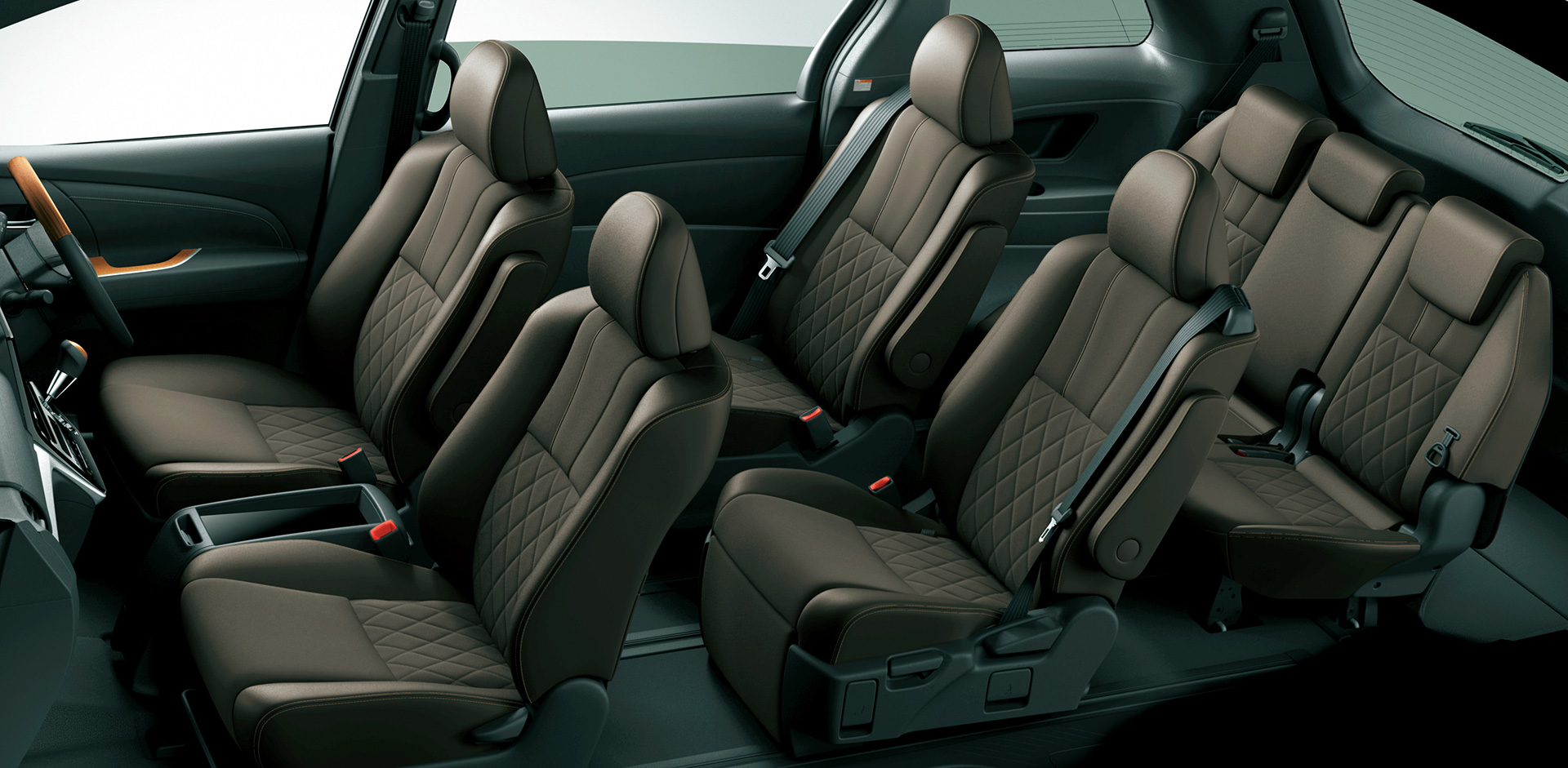 2016 Toyota Estima (facelift) interior seating layout