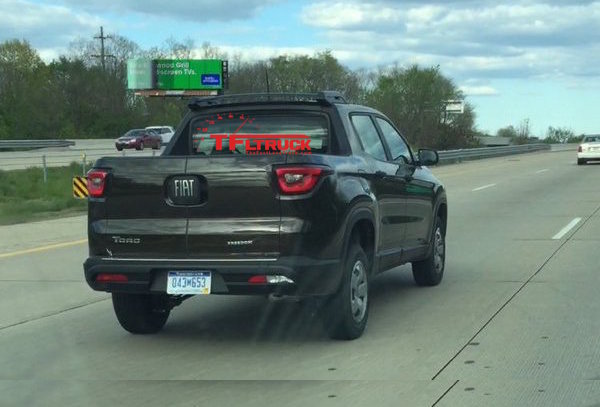 Fiat Toro Pickup Spotted Testing In The Usa