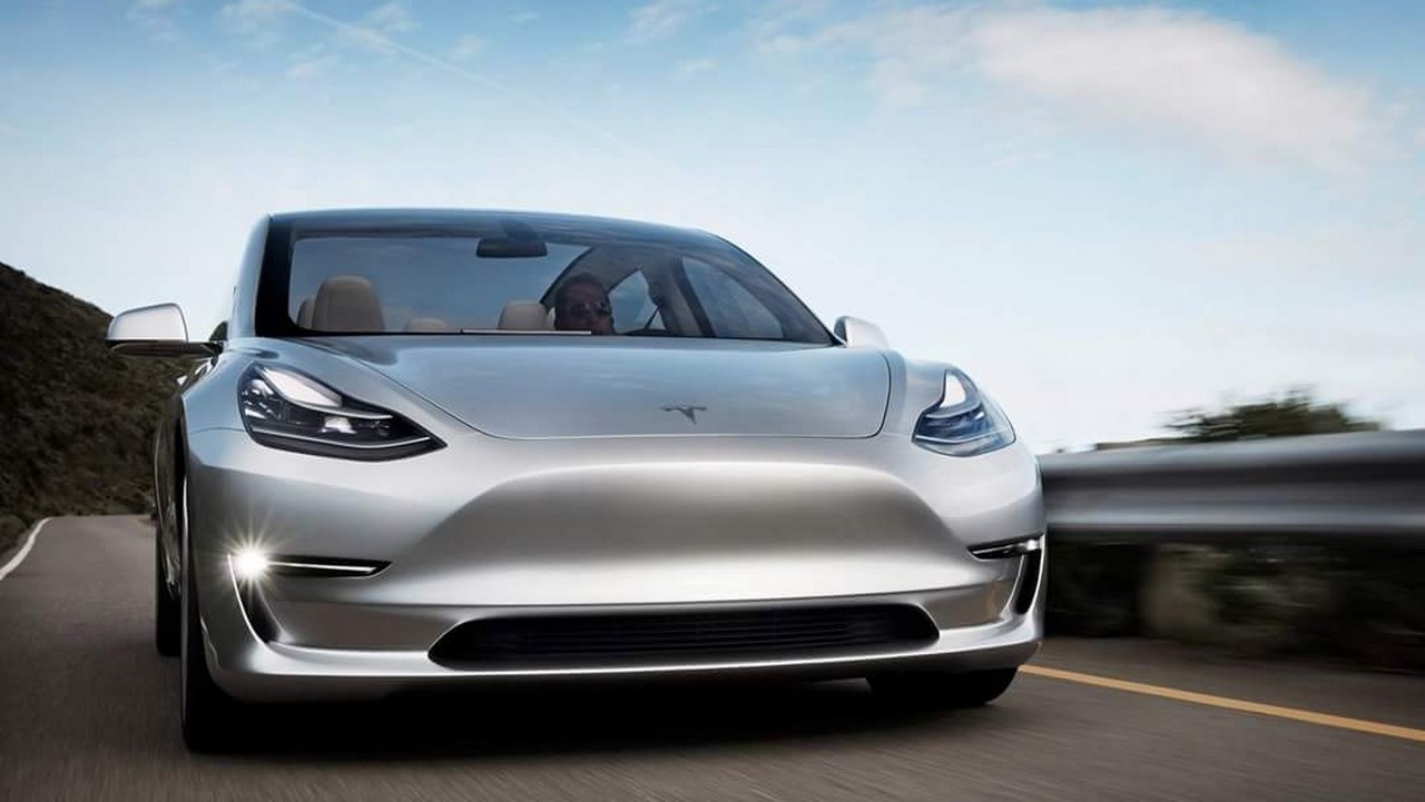 Tesla Model 3 prototype front