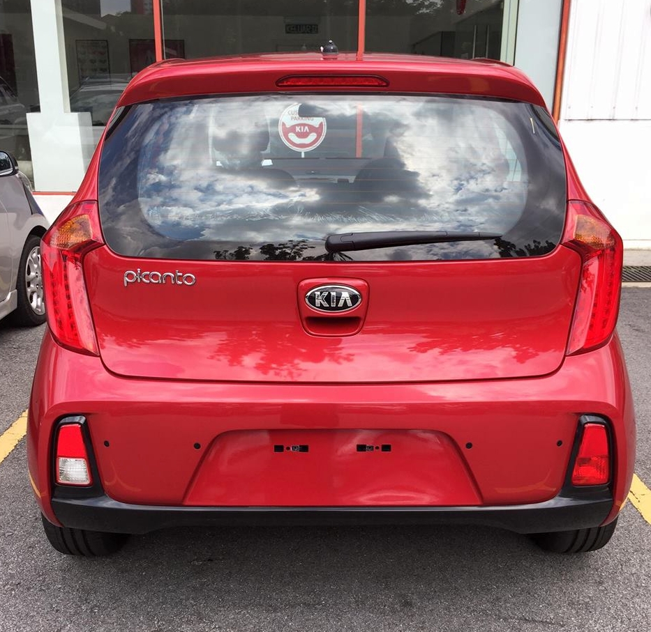 2016 Kia Picanto (facelift) rear Malaysia spy shot