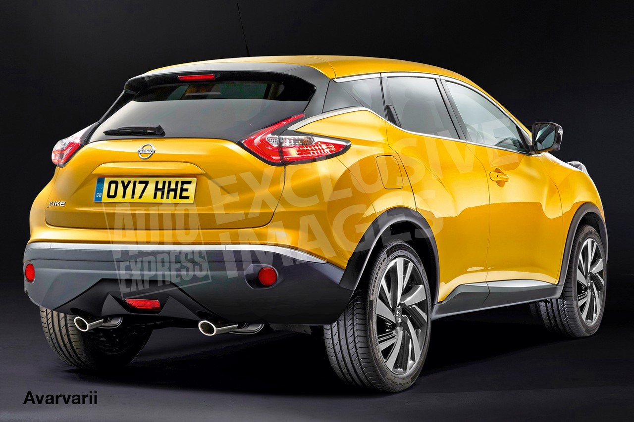 2018 Nissan Juke rear three quarters rendering