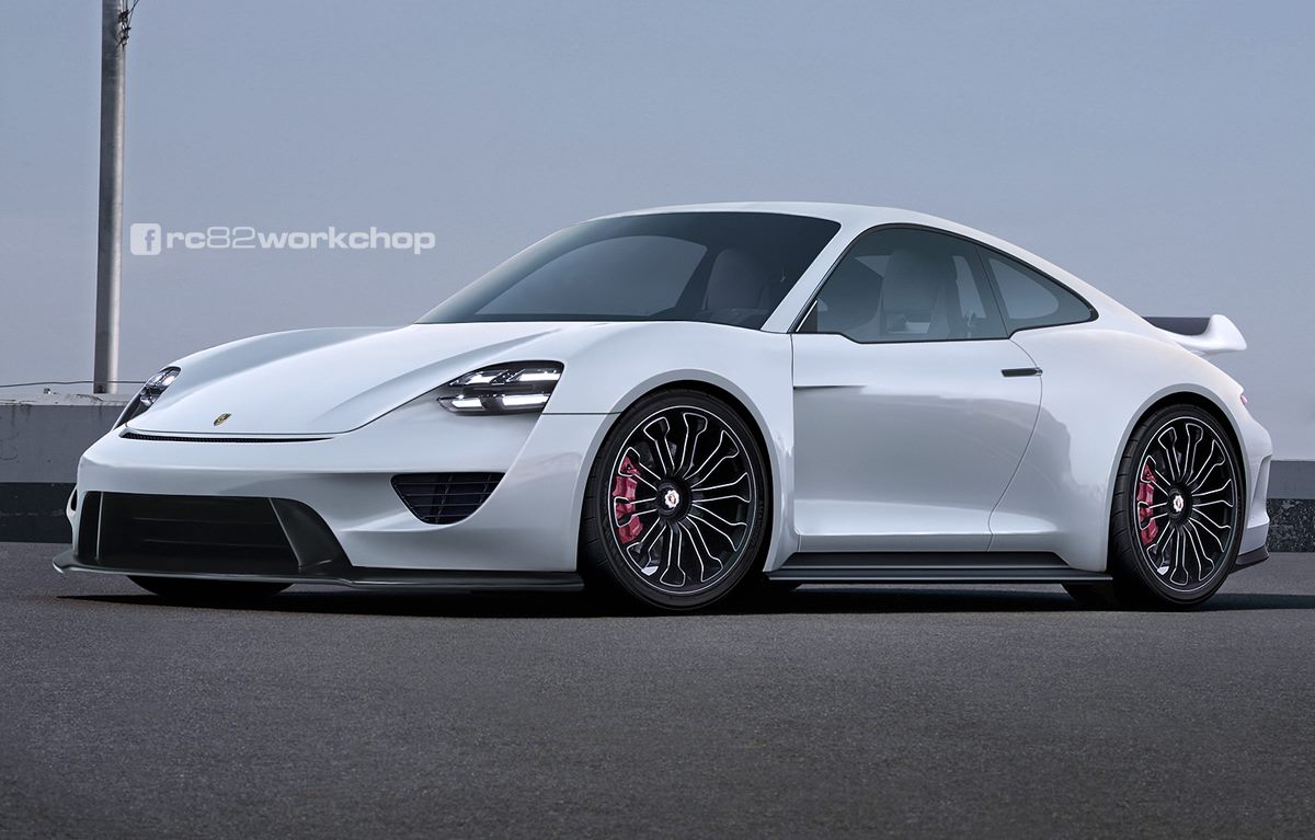 Porsche Mission E Gets RS Treatment in Wild Rendering - autoevolution