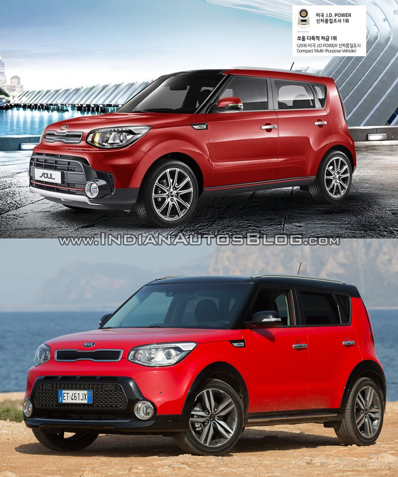 Kia Soul facelift vs pre-facelift model - Old vs. New