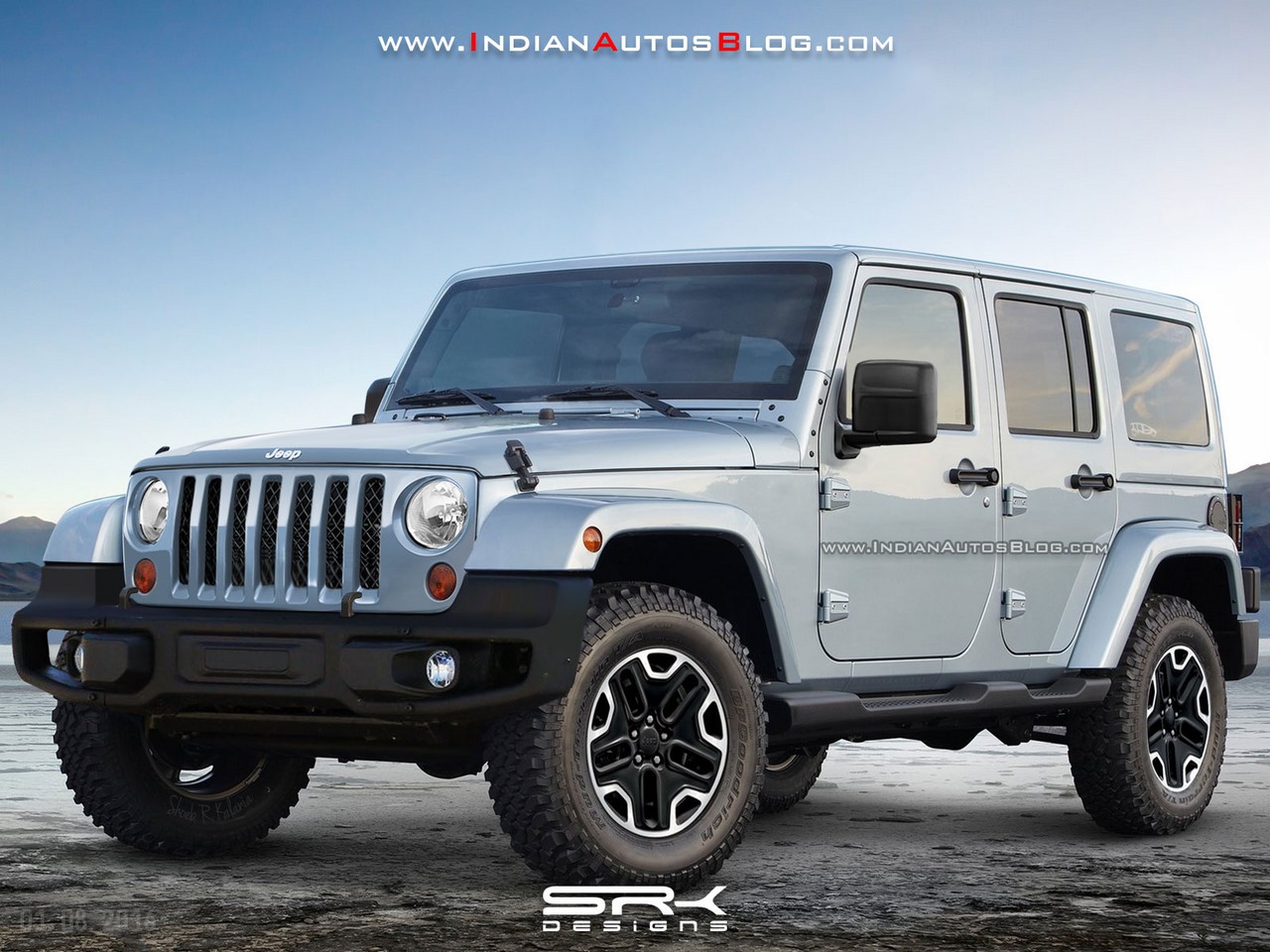 2018 Jeep Wrangler - Rendering by Shoeb Kalania- IAB's digital artist