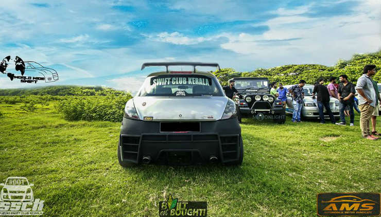 Custom Maruti Swift DDiS rear with a remapped engine