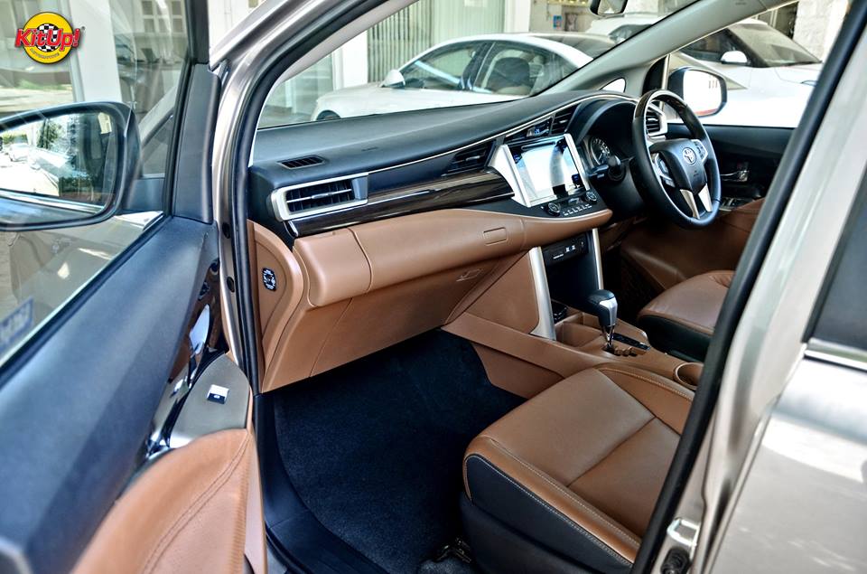 Modified Toyota Innova Crysta interior In Images